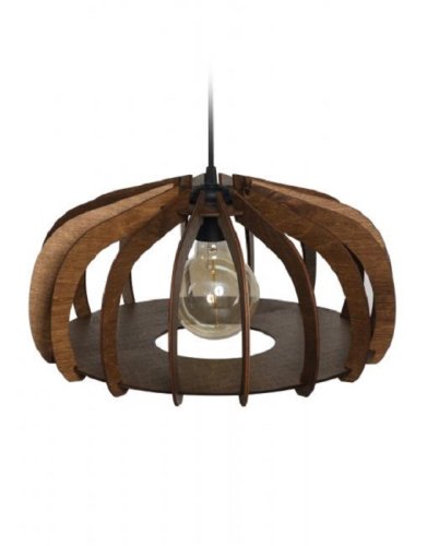 Светильник подвесной (Люстра) Мелодия Света "Полусфера" Грейт-Лофт 220В E27 Коричневый картинка 